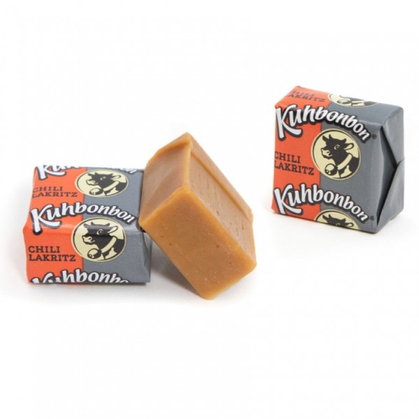Chili Licorice soft caramels from German sweets manufacturer Savitor